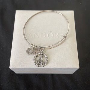 Alex and Ani Disney castle bracelet
